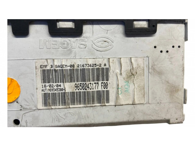 Дисплей 9650243177, 216736252A Citroen C5