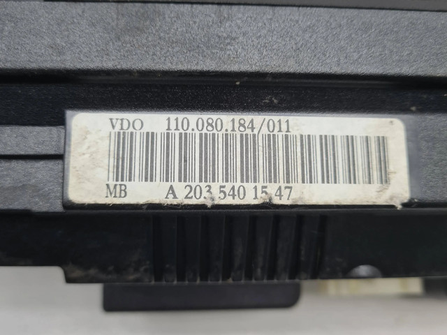 Панель приборов A2035401547, 110080184   Mercedes-Benz C W203       
