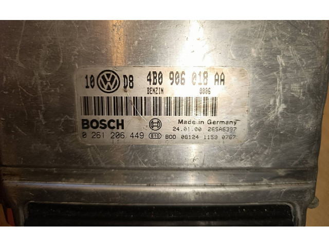 Řídící jednotka 4B0906018AA, 26SA6397 Audi A6 S6 C5 4B 2000