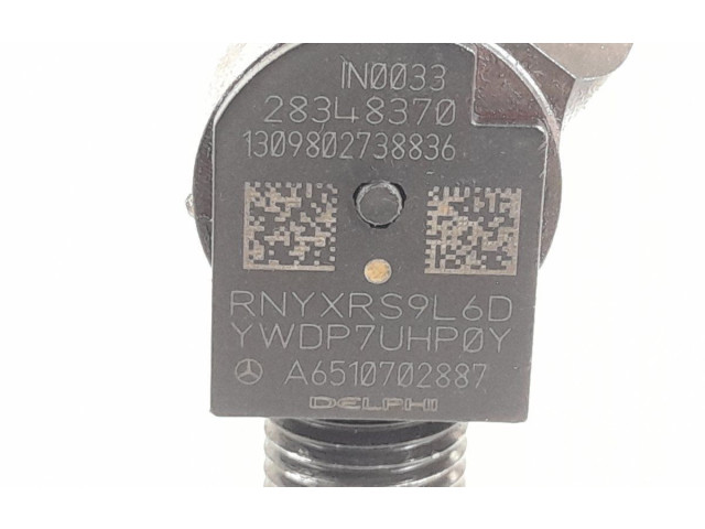 Vstřikovač 6510702887, A6510702887 Mercedes-Benz GLK (X204) OM 651.912