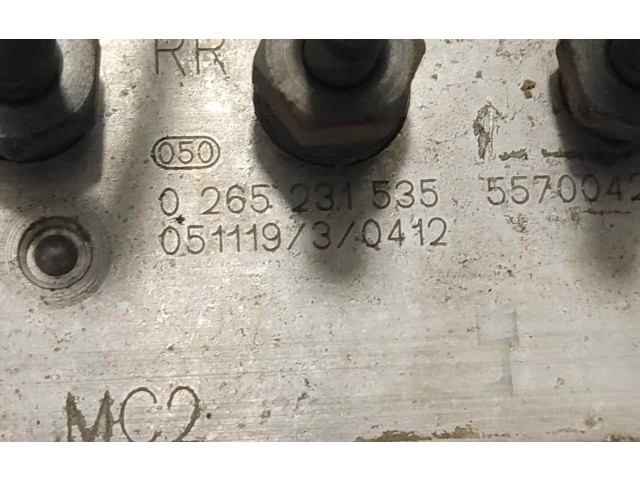 Pojistková skříňka Блок ABS 0265231535 Fiat Punto (199)