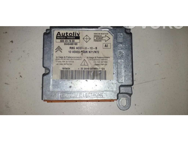 Блок подушек безопасности 9656569180 Citroen Xsara