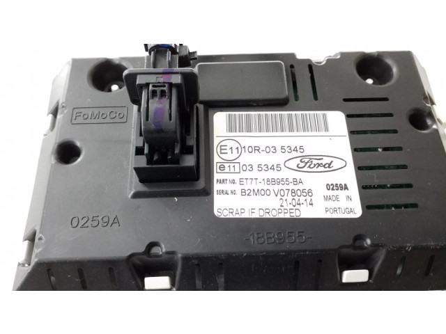 Дисплей ET7T18B955BA Ford Fiesta
