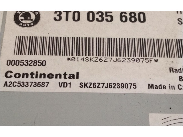 Vstřikovací lišta 3T0035680 Skoda Superb B6 (3T) CDAA