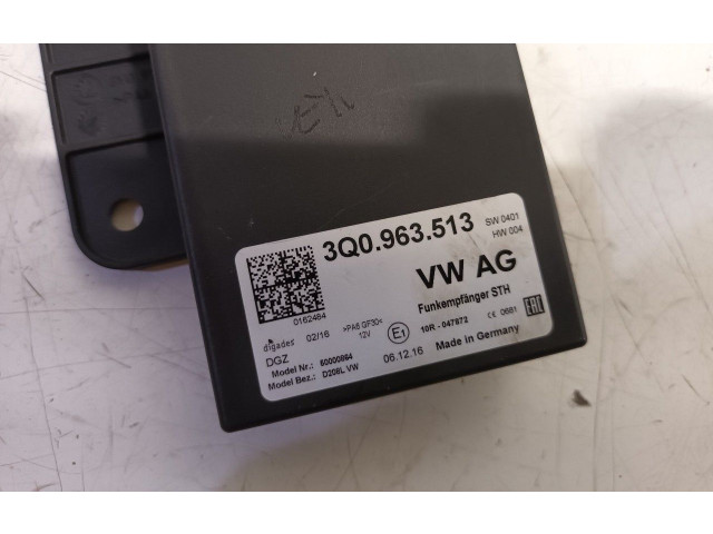 Блок управления климат-контролем 3Q0963513 Skoda Superb B8 (3V)