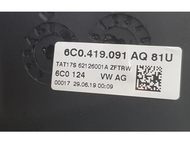 Volant Volkswagen Caddy 2015 6C0419091AQ, 6C0419091AQ  