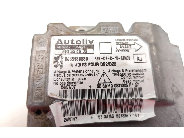 Блок подушек безопасности 9655880880, 603554600   Ford Kuga II