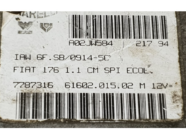 Řídící jednotka IAW6FSB Fiat Punto (176) 1996