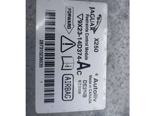 Блок подушек безопасности 9X23-14D374-AC Jaguar XF X250