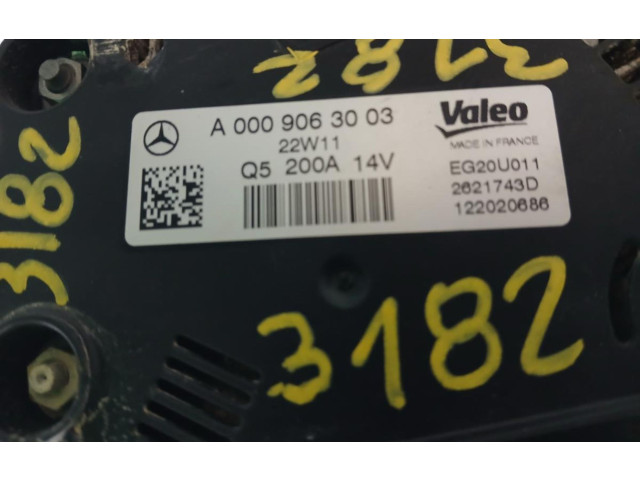 Генератор A0009063003, 14V   Mercedes-Benz GLC X253 C253      