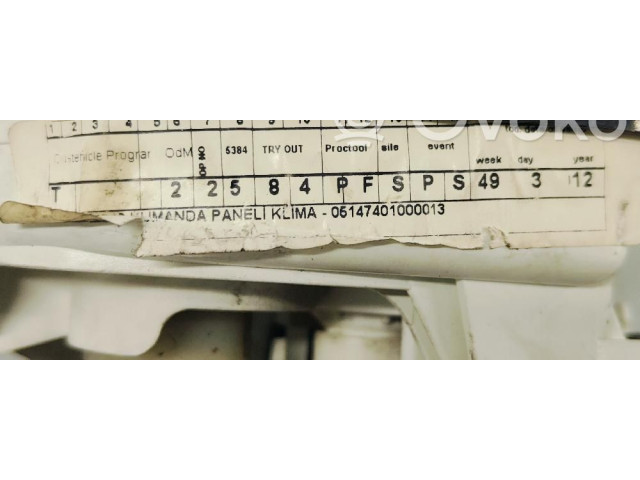 Блок управления климат-контролем 05147401000013   Fiat Doblo