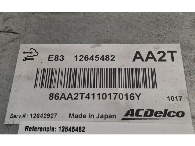 Блок управления двигателем Блок управления 12645482   Chevrolet Astra