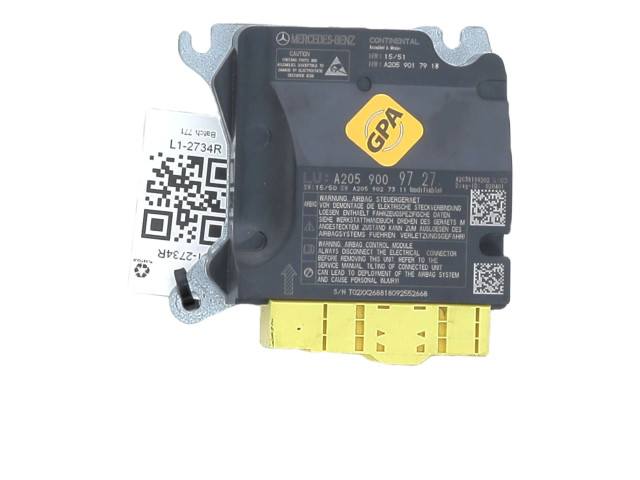 Блок подушек безопасности 2059009727, L1-2734R   Mercedes-Benz GLC X253 C253