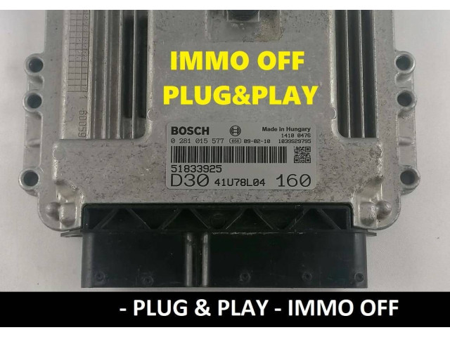 Řídící jednotka 51833925, 0281015577   Fiat Ducato 2015