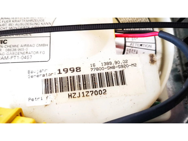 Подушка безопасности водителя 77800sn8g920m2, 77800-sn8-g920-m2 Rover 620