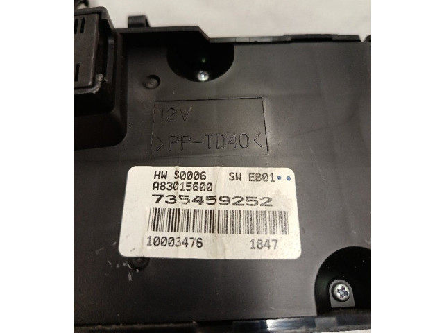 Блок управления климат-контролем 735456252, A83015600 Fiat Linea