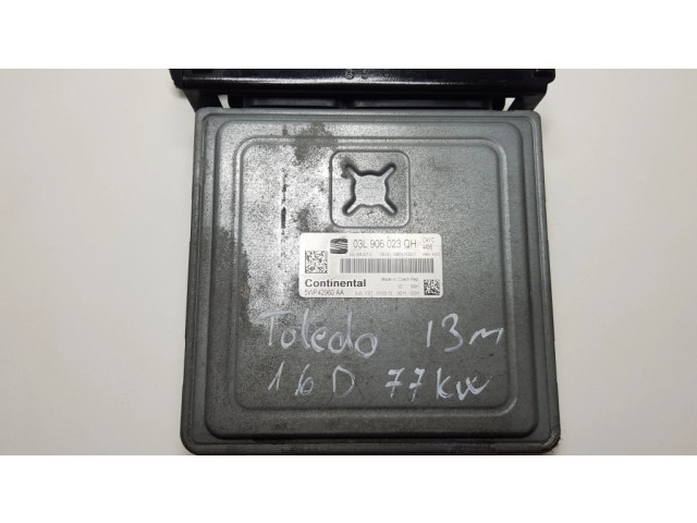 Řídící jednotka 03L906023QH, 03L906023Q Seat Toledo IV (NH) 2011