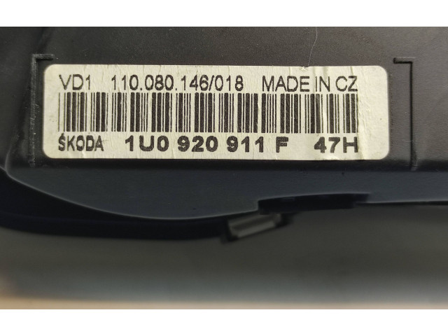 Панель приборов 1U0920911F Skoda Octavia Mk1 (1U)