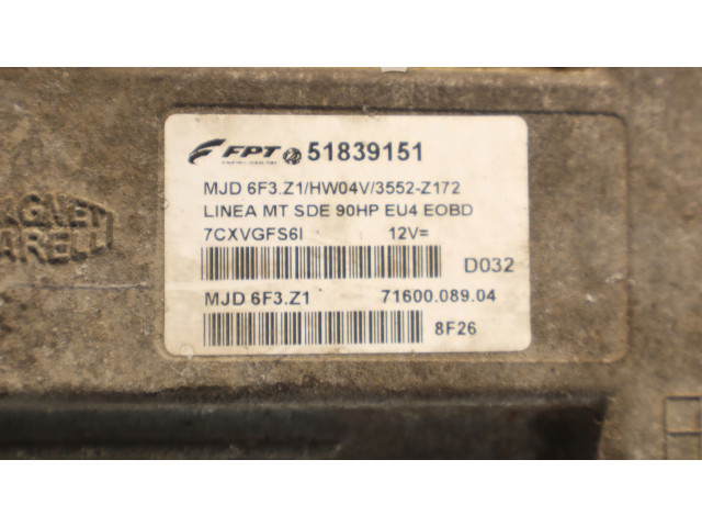 Блок управления двигателем Блок управления    Fiat Linea