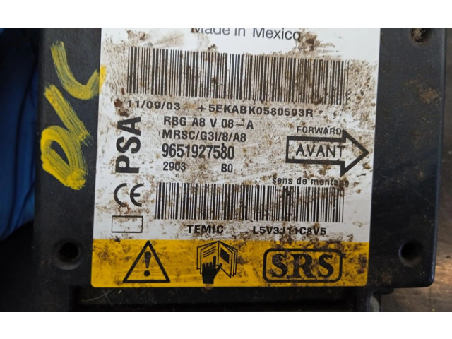 Блок подушек безопасности 9666986880, 0281017388   Citroen C3 Pluriel