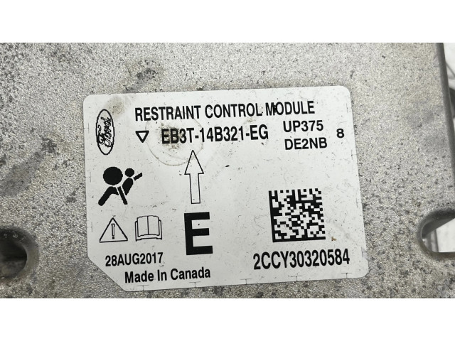 Блок подушек безопасности EB3T14B321EG, 28AUG2017 Ford Ranger