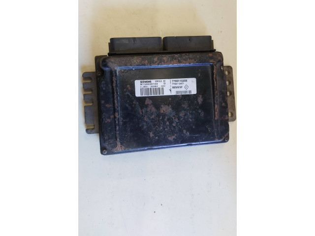 Блок управления двигателя 7700115205, S110030102   Renault Twingo I