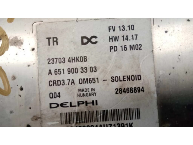 Блок управления двигателя 237034HK0B, A6519003303 Infiniti Q50