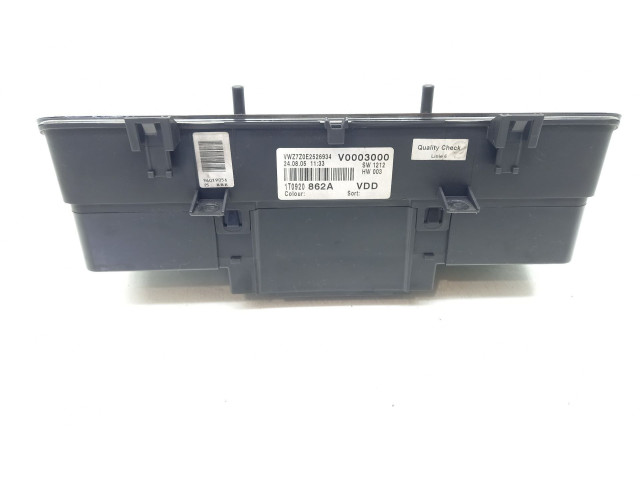 Панель приборов 1T0920862A Volkswagen Caddy