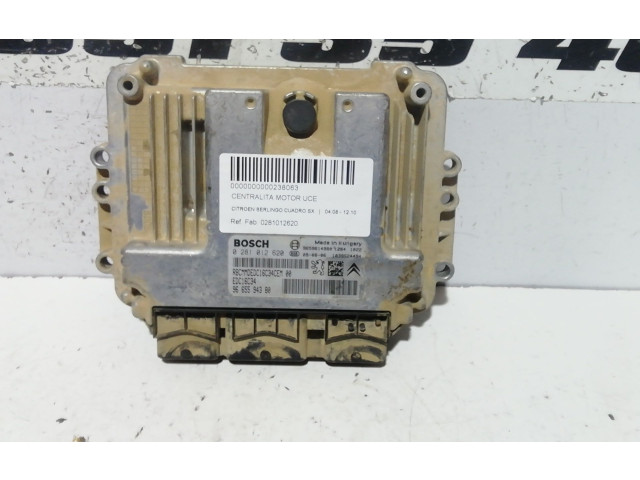 Блок управления двигателя 0281012620, 9665594380 Citroen Berlingo