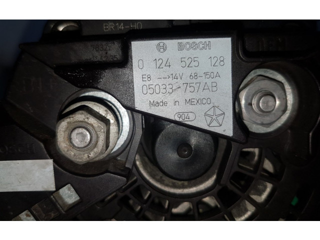 Генератор 0124525128, 05033757AB Chrysler Sebring (JS) 2.0
