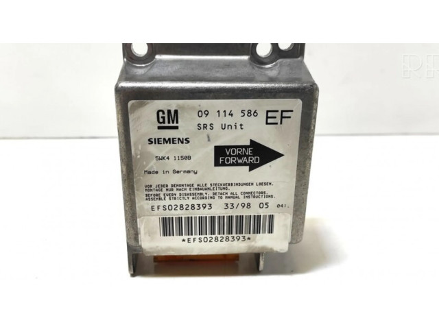 Блок подушек безопасности 5WK41150B Opel Tigra A