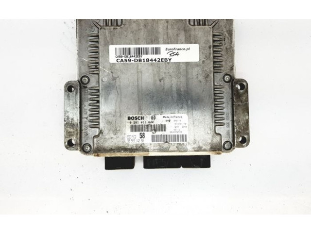Блок управления двигателя 6580S4, 0281011800   Citroen C8