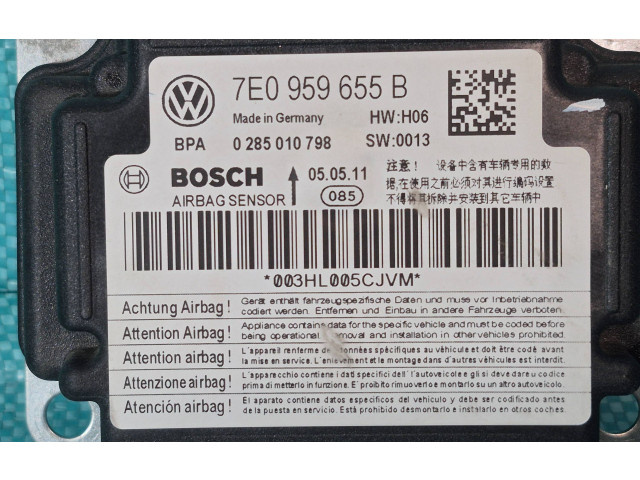 Блок подушек безопасности 7E0959655B, 0285010798   Volkswagen Caddy