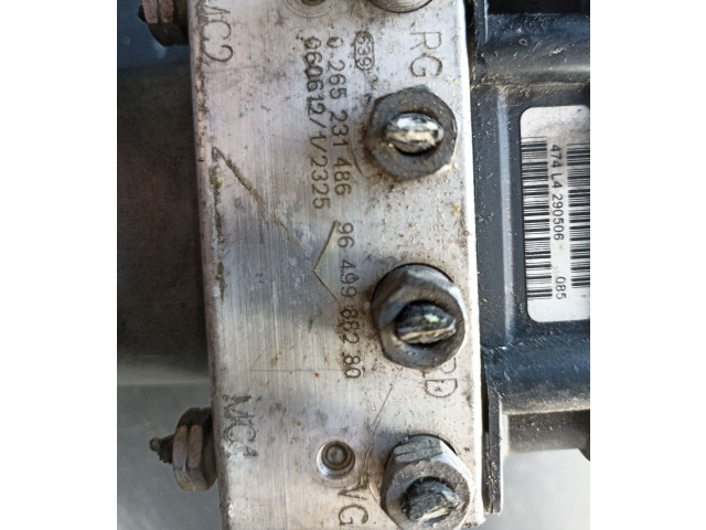 АБС Steuergerät 0265231486, 0265800395 Citroen C4 I 2004 - 2010 года