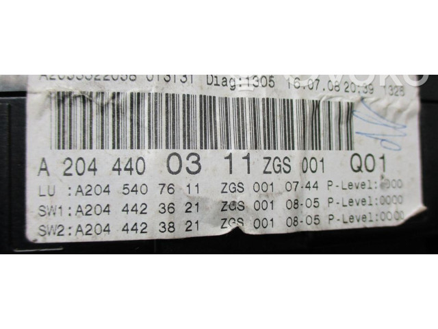 Přístrojová deska Mercedes-Benz C W202 1996 A2044400311