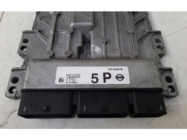 Блок управления двигателя 237105JK7B Nissan Navara D23