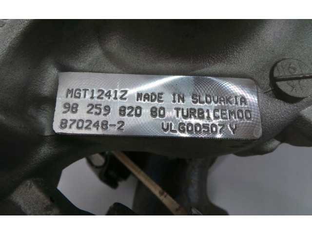 Турбина Opel Grandland X MGT1241Z, 9825982080