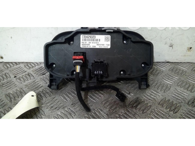 Блок управления климат-контролем 735629323 Fiat 500 Abarth