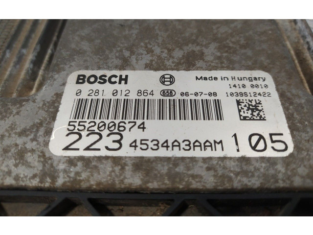 Řídící jednotka 0281012864, 4534A3AAM Fiat Doblo 2006