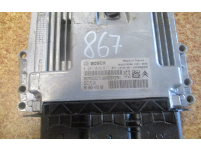 Блок управления двигателя 0281019817 Citroen Berlingo