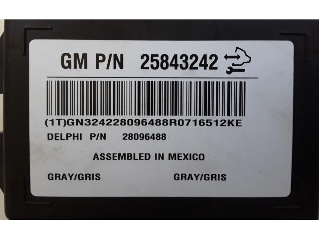 Блок комфорта 25843242, 25843242   Opel Antara   