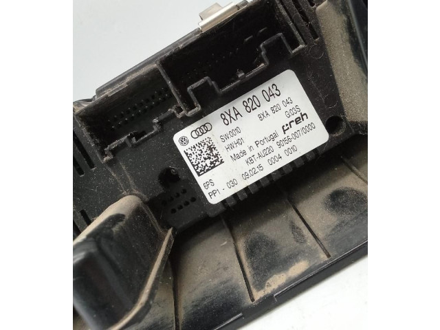 Блок управления климат-контролем 8XA820043 Audi A1