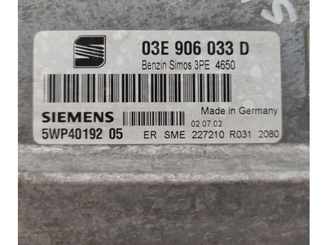 Блок управления двигателем Блок управления    Seat Ibiza III (6L)