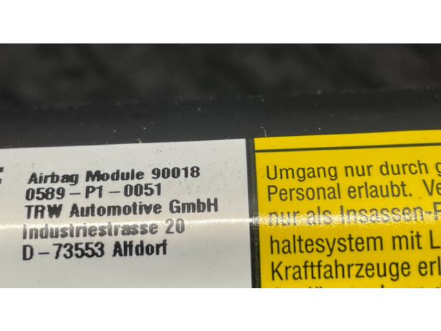 Боковая подушка безопасности P68311111AH, TV3RV309813292 Dodge RAM