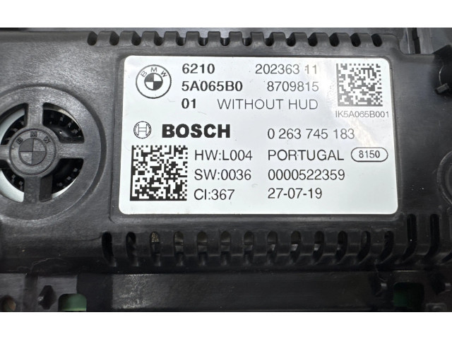 Přístrojová deska BMW 3 G20 G21 2019 8709815, 20236311