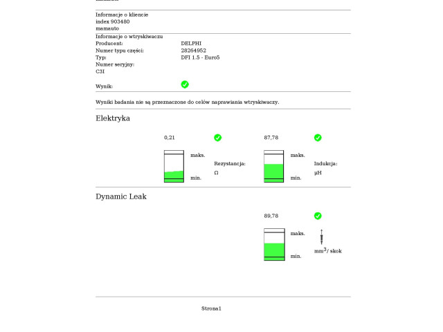 Vstřikovač 28264952, 28264952 Chevrolet Cruze