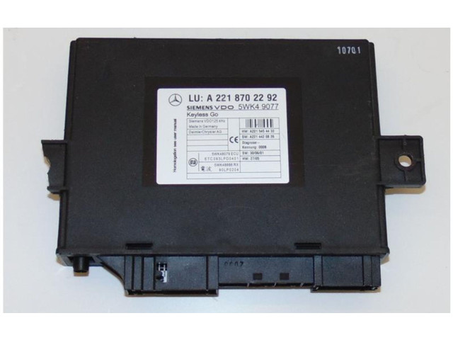 Блок управления двигателя A221702292   Mercedes-Benz CL C216