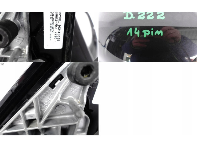 Zpětné zrcátko Audi A8 S8 D4 4H 2013 4H1857410M