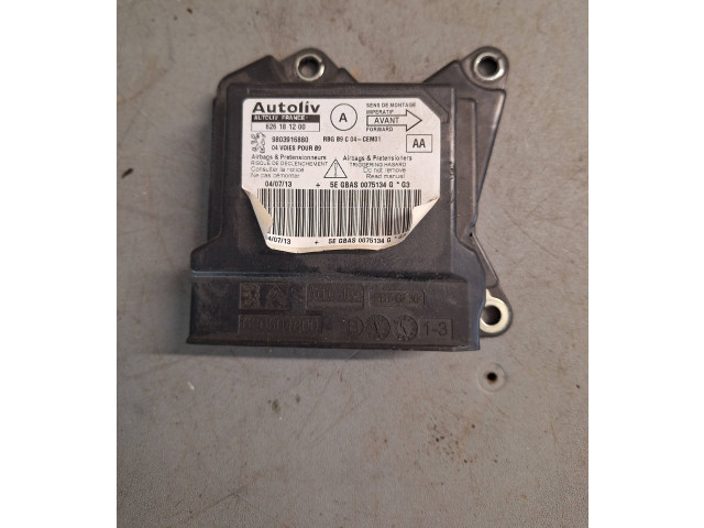 Блок подушек безопасности 626181200, 9803916880 Citroen Berlingo