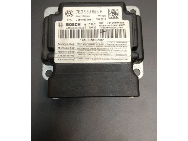 Блок подушек безопасности 7E0959655B, 0285010798 Volkswagen Transporter - Caravelle T5